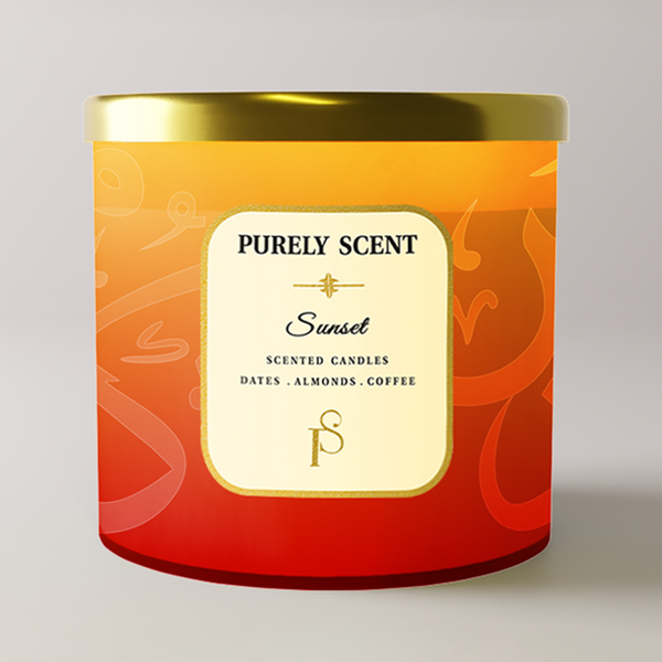 Sunset Candle 400 gm